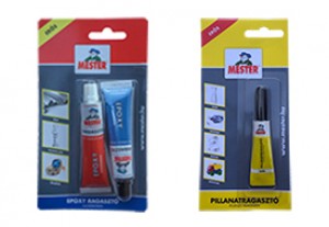 ÚJDONSÁGOK: Kis kiszerelésű, bliszteres, tubusos ragasztók